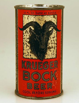 Krueger Bock Beer Can