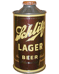 Schlitz Lager Cone Top